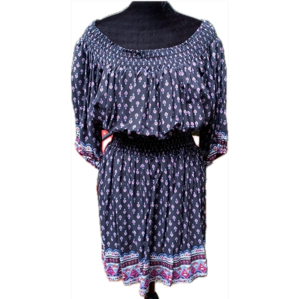 NWT Glamorous off the shoulder peasant dress.